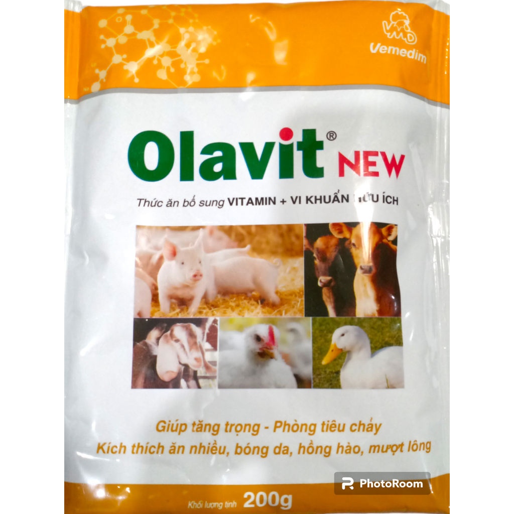 OLAVIT  tăng trọng nhanh, phòng tiêu chảy-200gr