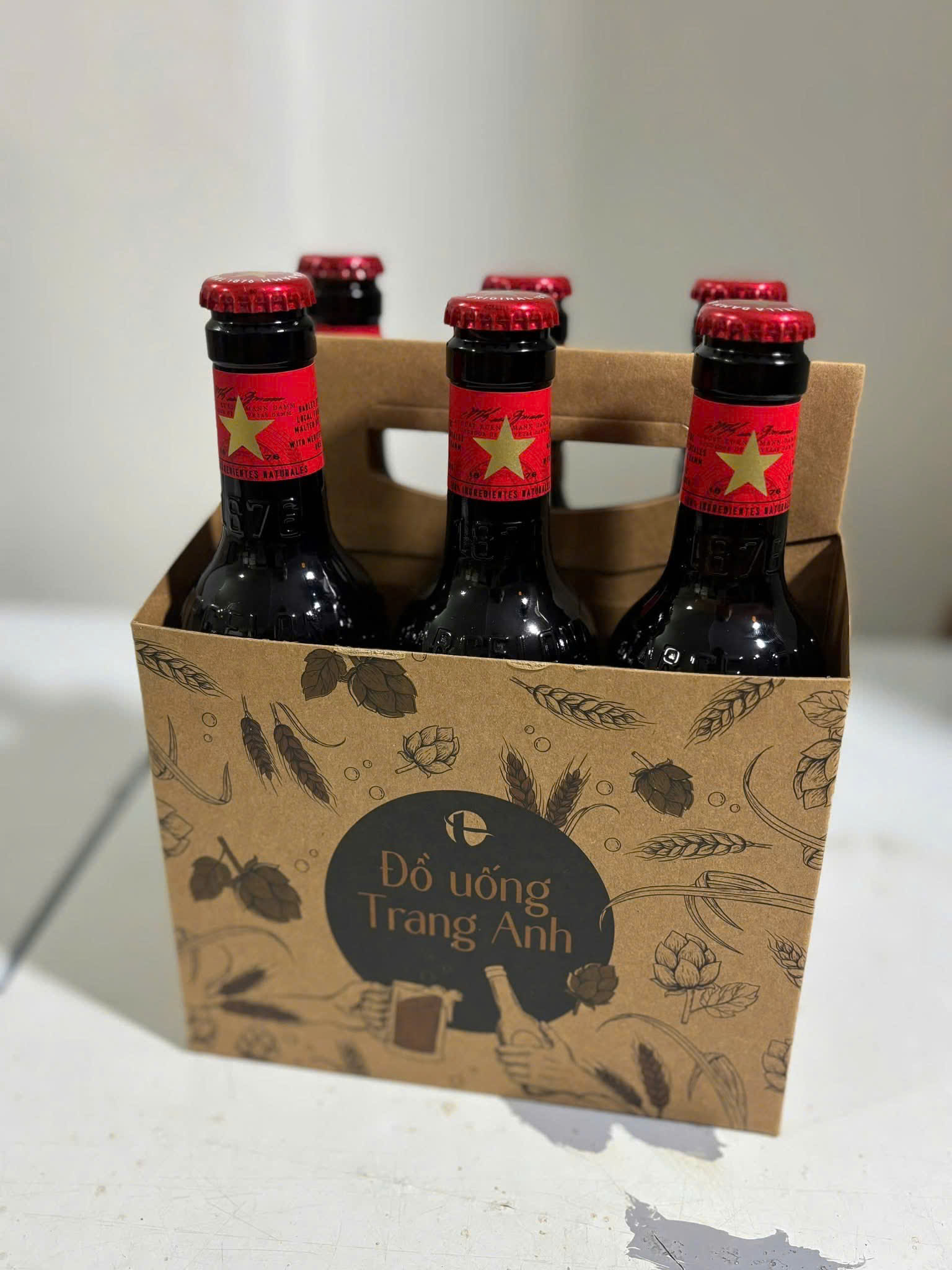 Bia Estrella Damm 4.6% - bia Tây Ban Nha - lốc 6 chai 330ml