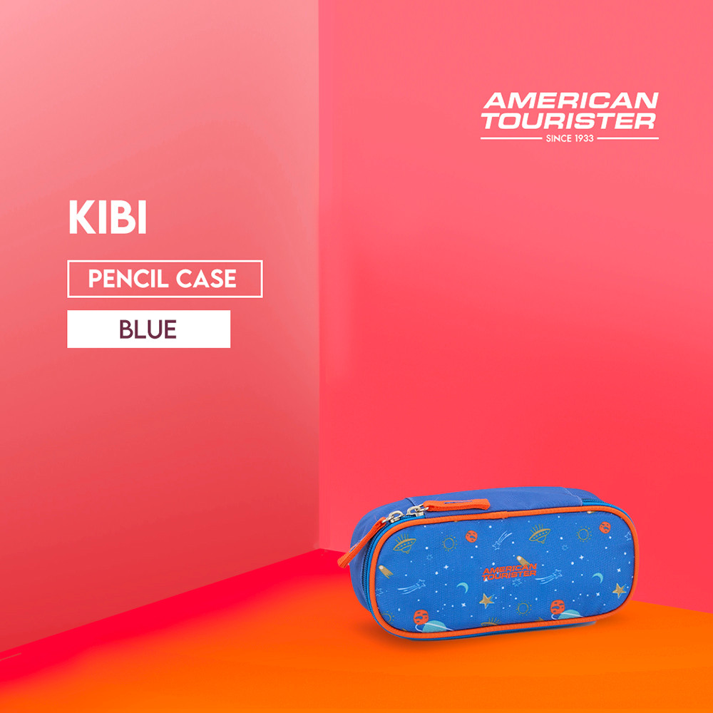 American Tourister Kibi Pencil Case - Blue