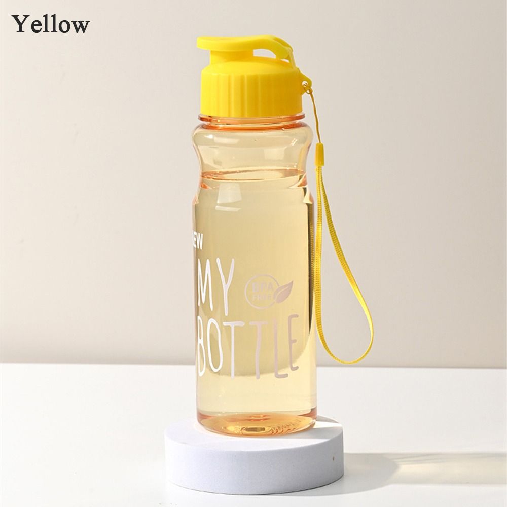 ADYQKU0DH 650ML Du lịch Trong suốt Thể thao Nhựa Chai nước Cốc nước Sức chứa lớn