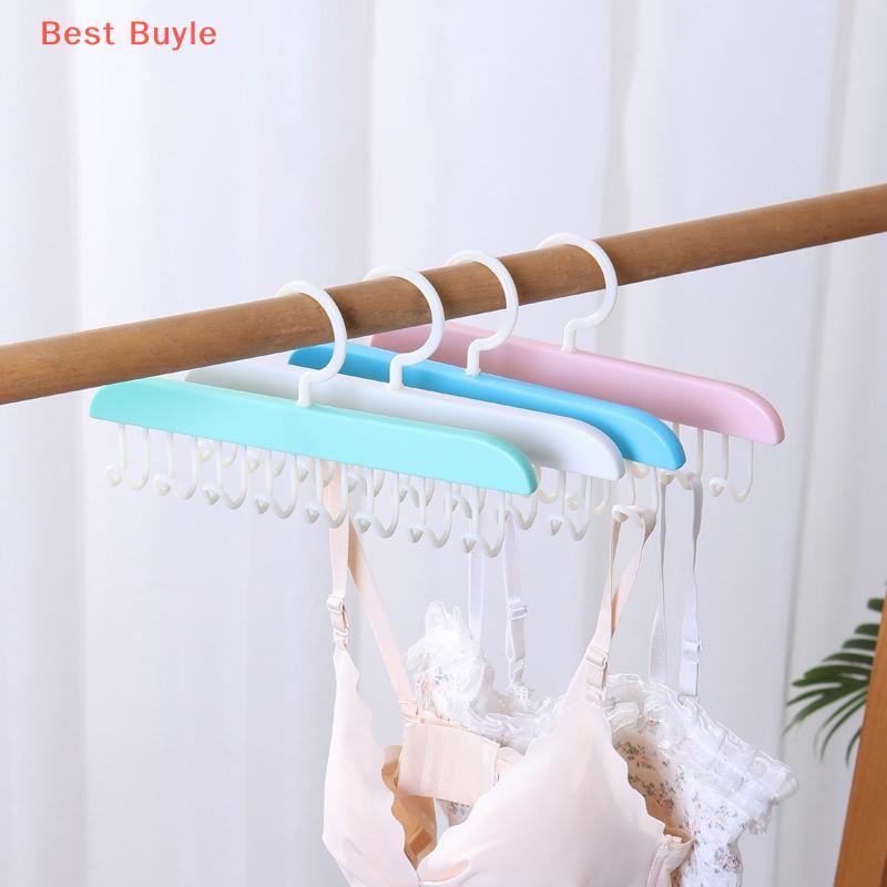 💖Best Buyle 8 móc áo ngực móc áo yếm thắt lưng quần áo tổ chức giá Tie mũ khăn chủ chống trượt tiết kiệm không gian tủ quần áo lưu trữ