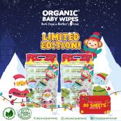 Organic Baby Wipes 80's Pack of 12