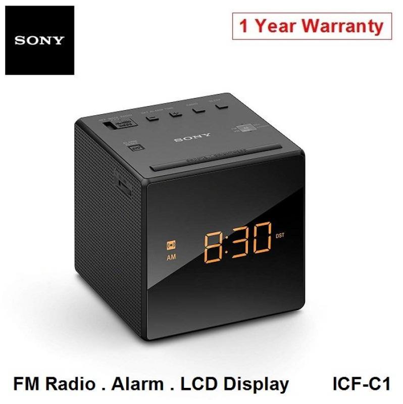 Sony Radio ICF-C1 Portable FM/AM Radio Tuner Clock Speaker Singapore