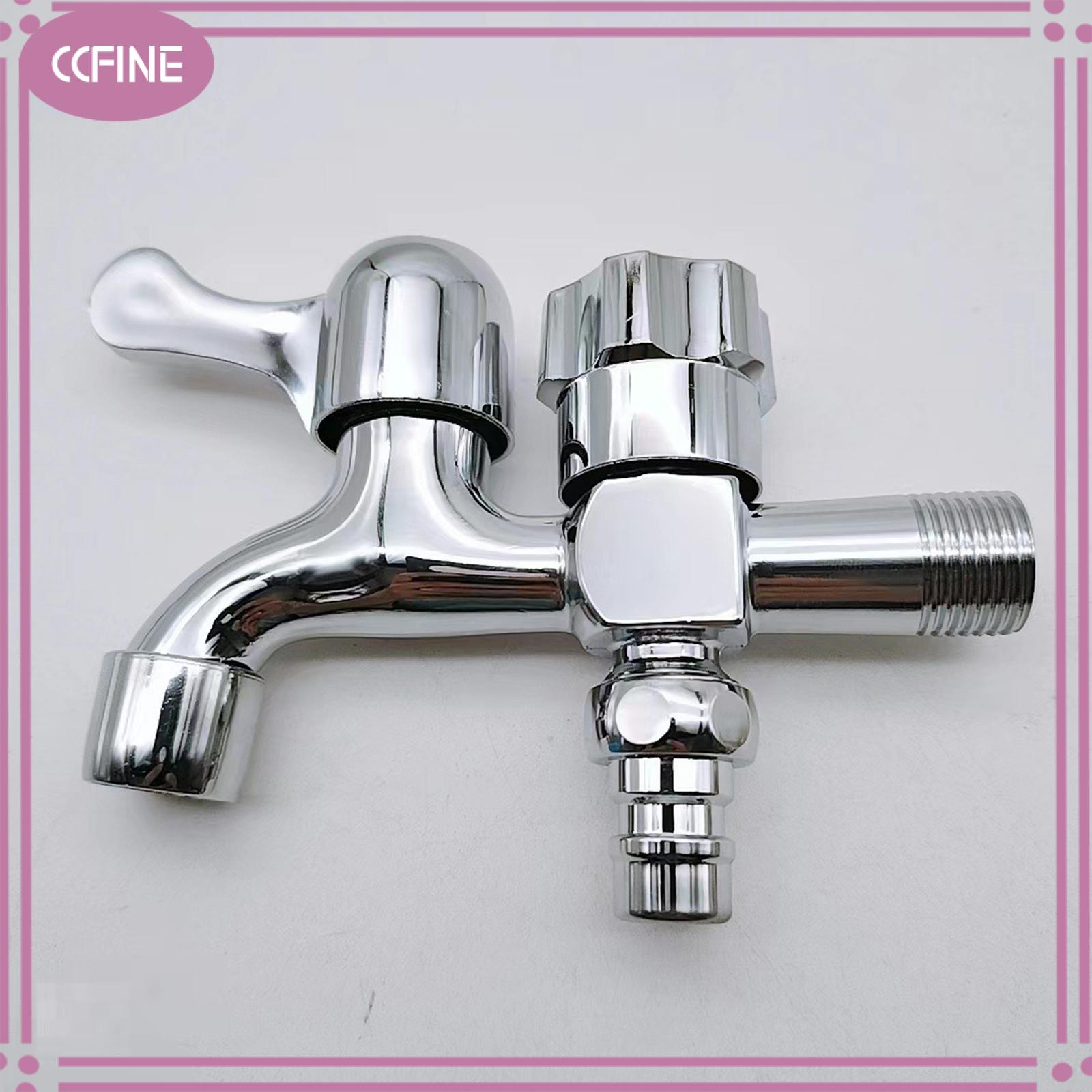Ccfine vòi máy giặt ví kép vòi nước mạnh mẽ dễ dàng cài đặt thuận tiện cho 4 điểm giao diện cho nhà bếp sân hồ bơi