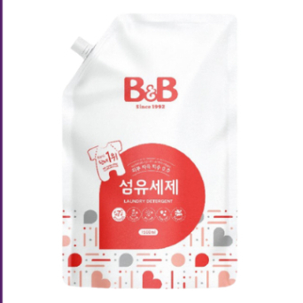🎁Premium Gift B&B Korea Laundry Detergent /Fabric Softener (Bottle/Refill 1500ml)Stain Remover Laundry Baby Kids bnb