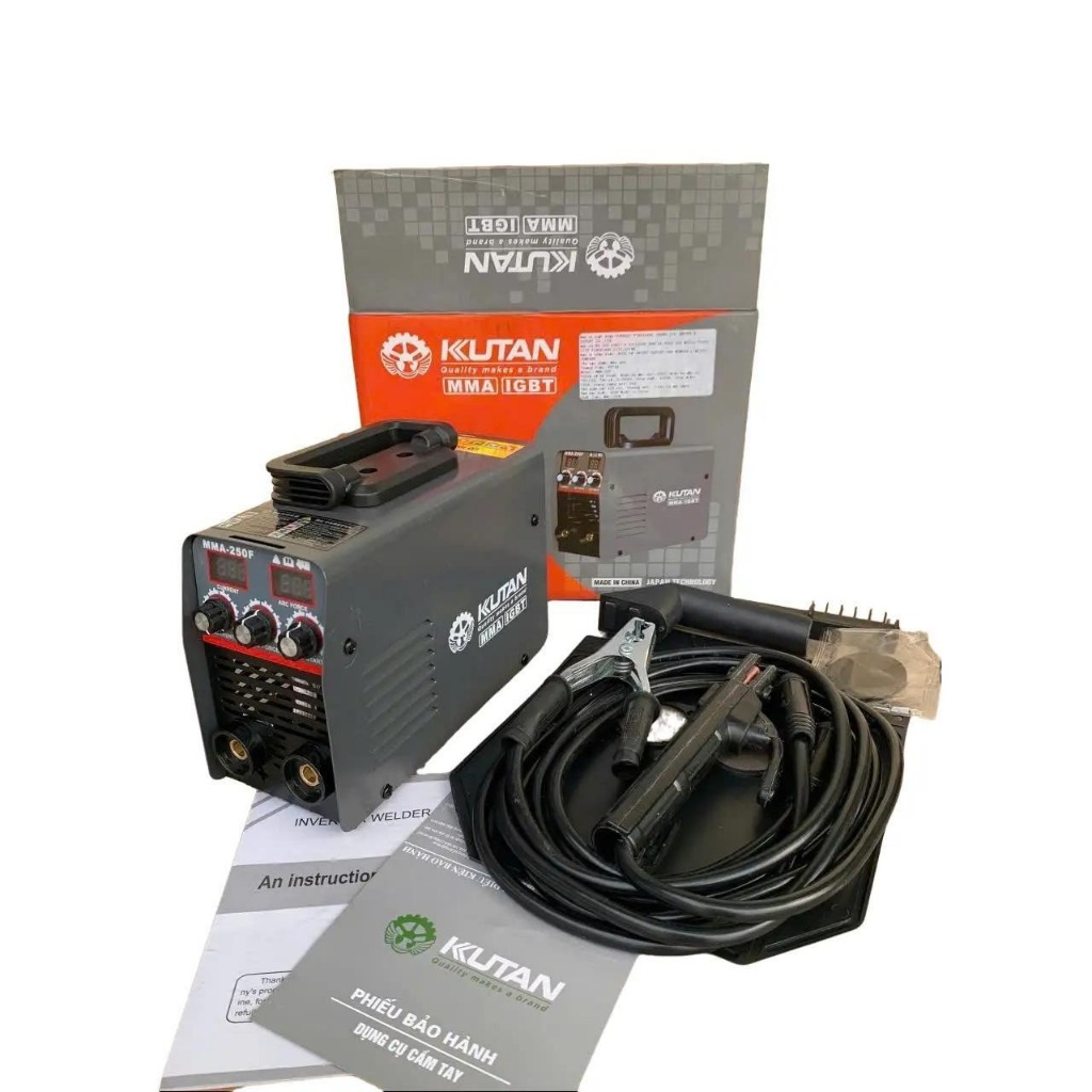  Máy Hàn Mini Chính Hãnh KUTAN MMA-250F 6 Tụ mới- Máy Hàn Que Cho Gia Đình Tặng dây hàn đầy đủ  