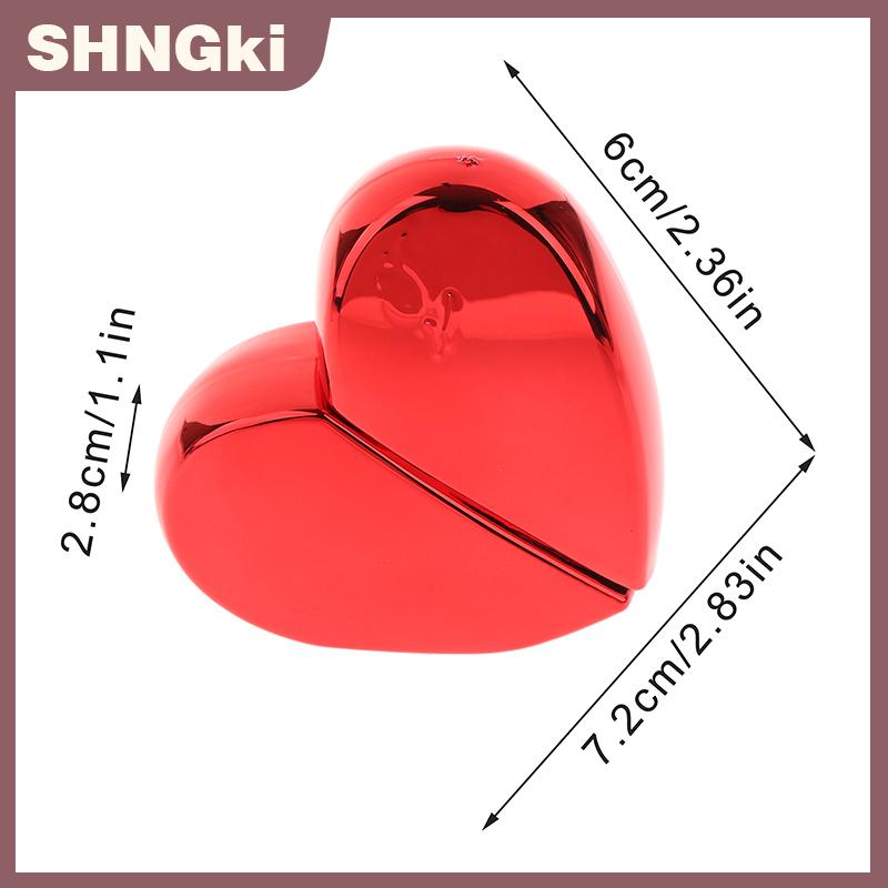 SHNGki 25ml chai nước hoa du lịch hình trái tim phun chai thủy tinh rỗng chai nước hoa sương phun xách tay mỹ phẩm container