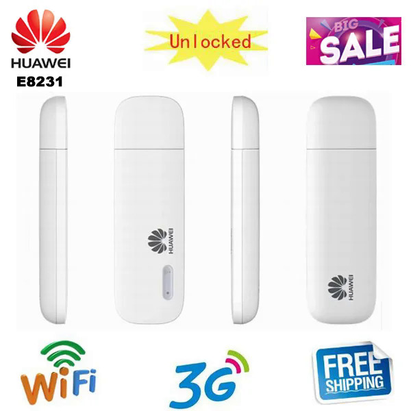 Mở khóa Huawei E8231 3G USB không dây Modem HSPA 21.6Mbps 3G Wifi modem USB dongle Stick PK Huawei E355
