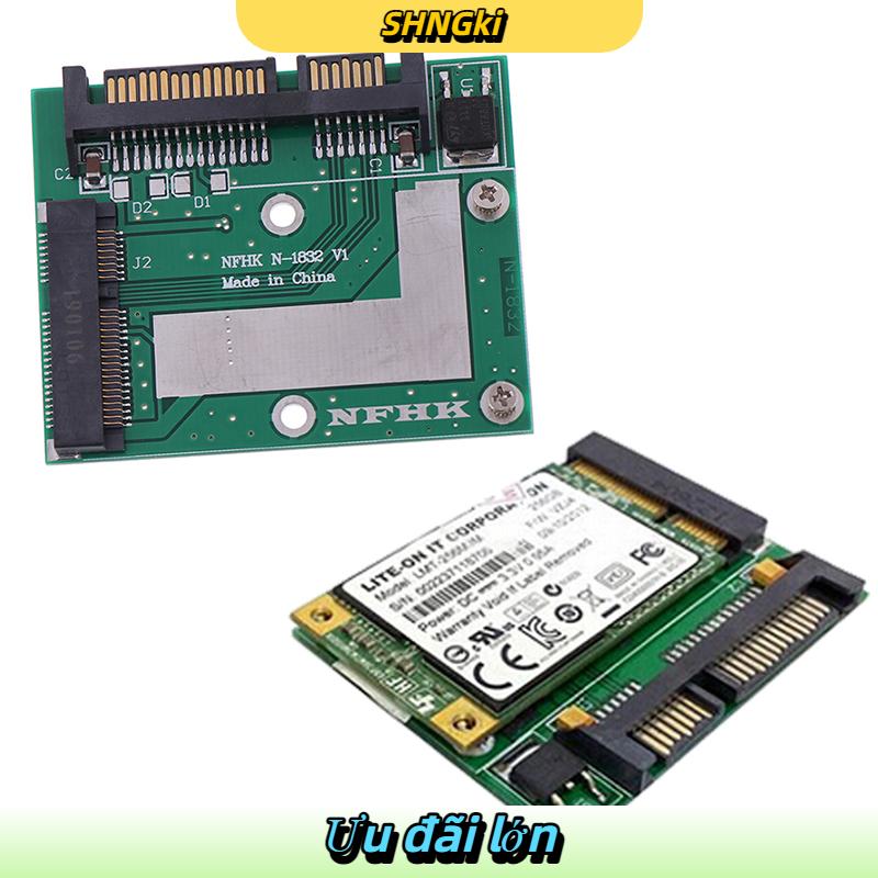 SHNGki MSATA SSD Để 2.5 ''SATA 6.0GPS Adapter Chuyển Đổi Thẻ Mô-đun Hội Đồng Quản Trị Mini Pcie SSD