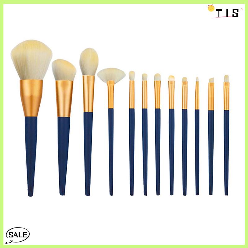 Follow Get New【TIS】 Bộ 5 7 10 12 Cây Cọ Trang Điểm gồm Cọ Phấn Nền, Má Hồng, Phấn Mắt và Phấn Tạo Khối, Bộ Cọ Trang Điểm Chuyên Dụng - 7