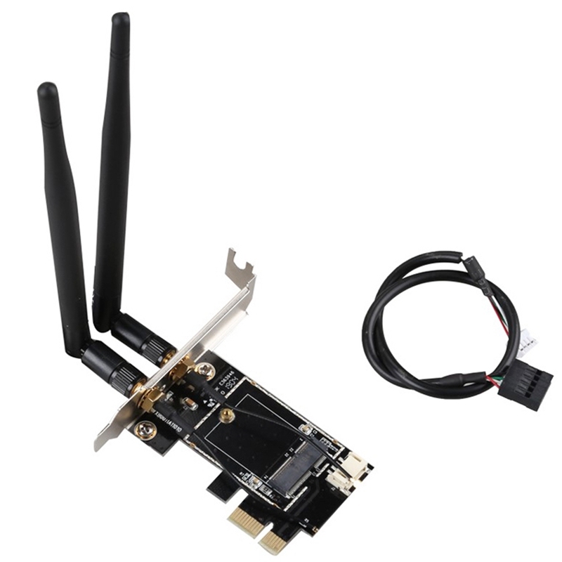 Bảng giá Desktop Wireless WiFi Bluetooth Network Card Adapter PCIe to   Expansion Card Wifi