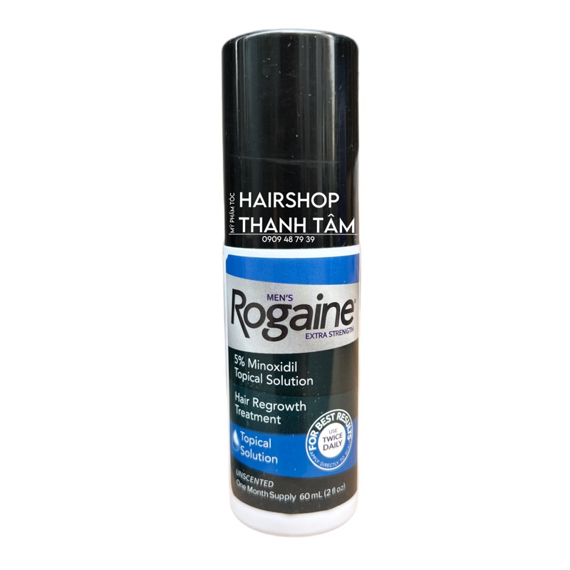 Dung Dịch mọc râu, tóc nam Rogaine 5% Minoxidil Extra Strength 60ml