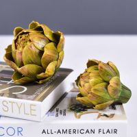 FOUNDTWO flower green kitchen home vase filler home decorations artificial decorations artificial artichoke faux artichokes