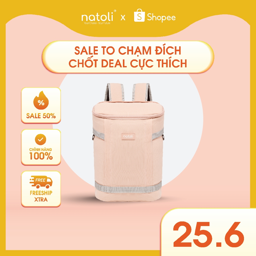 Balo đựng quần áo du lịch hàn quốc nữ NATOLI thời trang chống sốc kháng nước cao cấp BST Discovery Backpack B3