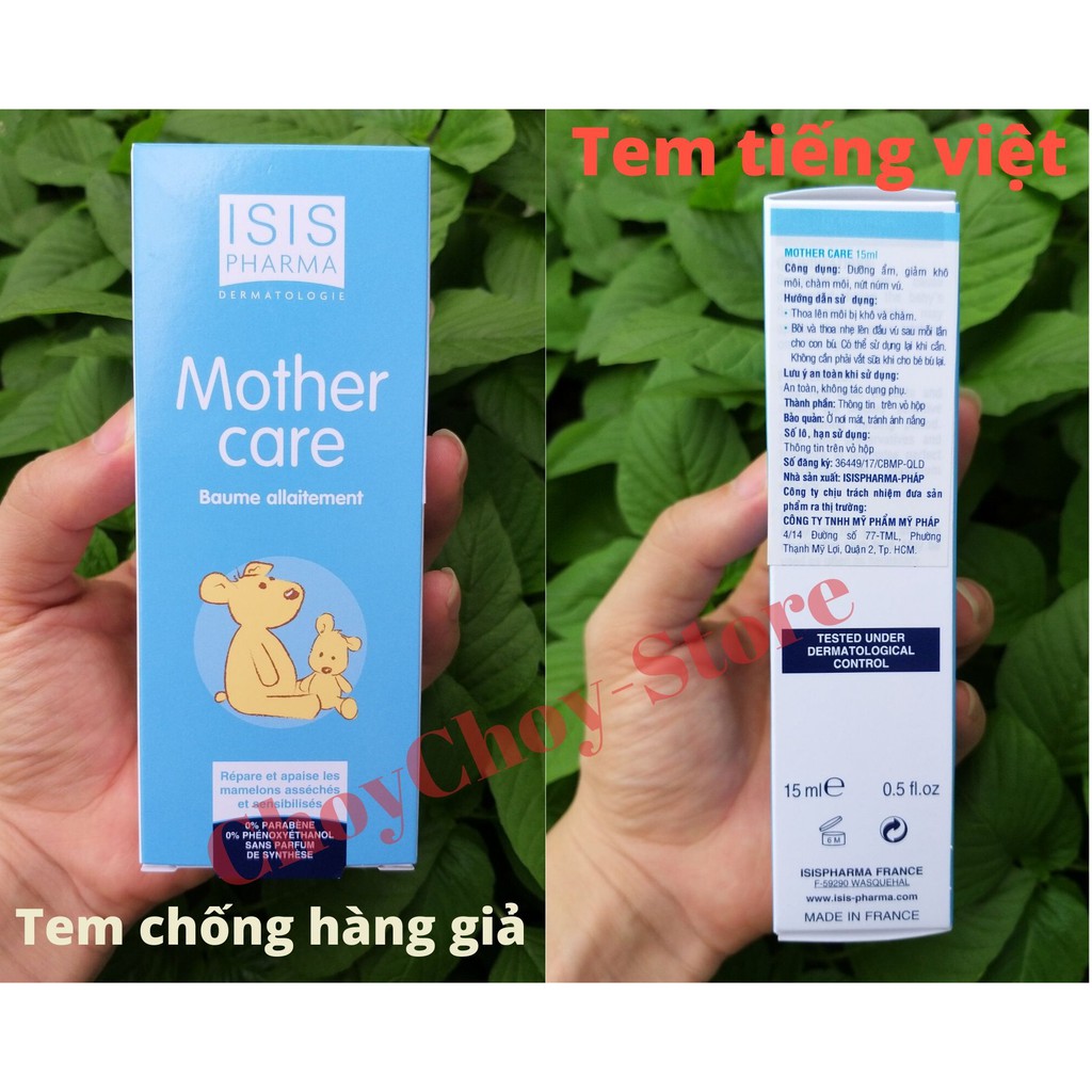 KEM GIẢM KHÔ NỨT NÚM VÚ ISIS PHARMA MOTHER CARE 15ML CHÍNH HÃNG - SẢN PHẨM ĐƯỢC CHỌN LỌC YÊU THÍCH TRÊN THỊ TRƯỜNG, CHẤT LƯỢNG CAO DÙNG CỰC KÌ THÍCH NHÉ CẢ NHÀ