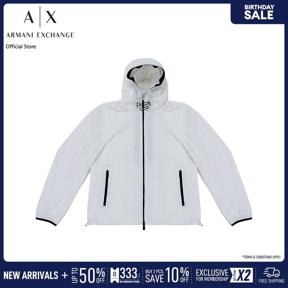 Armani Exchange Jacket Men XM000621-AF12071-U0009 Off-White ราคา 13,990 บาท*ส่งฟรี