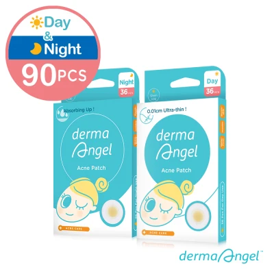 derma Angel Acne Patch 90pcs (for Day & Night use)