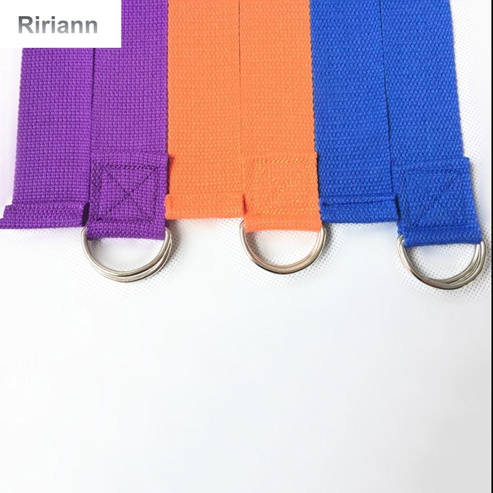 RIRIANN Phụ kiện Phòng tập thể dục Phòng Thuận tiện Thiết Bị tập thể dục Thể thao Dây Bền Dây Đeo vai Vành Đai đàn hồi Yoga Căng Dây Đeo D-Ring Khóa Thắt Lưng