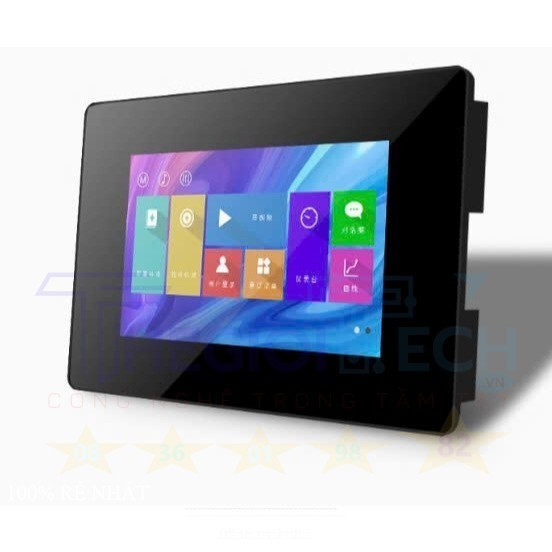 TH Màn Hình Cảm ứng Nối Tiếp 4.3 7 10.1 Inch Dòng TJC X3 X5 LCD Thông Minh HMI TJC8048X570_011C hỗ trợ âm thanh - Điện dung C - 7 inch có vỏ X3