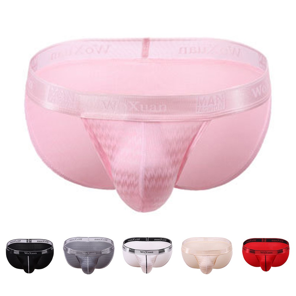 【Momlove】 quần lót thân thiện với da quần lót màu trơn cho nam chống mài mòn bền