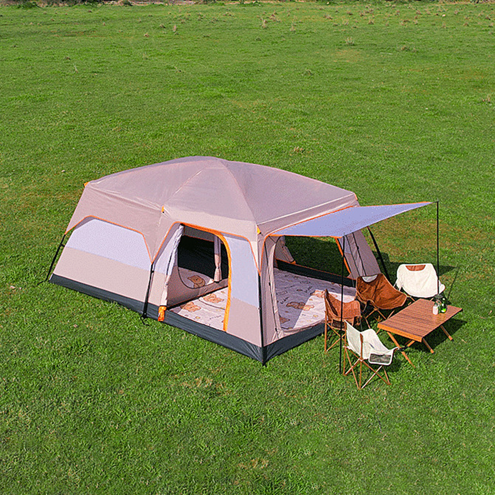 LIXADA Tent With Rooms Luxury Family Tent Rooms 4-12 People 4-12 People Waterproof People Waterproof Two-bedroom Waterproof Two-bedroom And With Rooms 4-12 Two-bedroom And Room Family Tent With Dieri