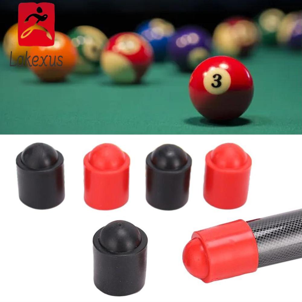 Lakexus 5 cái/10 cái Nắp bảo vệ đáy bida hộp giảm xóc đuôi cao su phụ kiện bi-a chống mài mòn chống va chạm