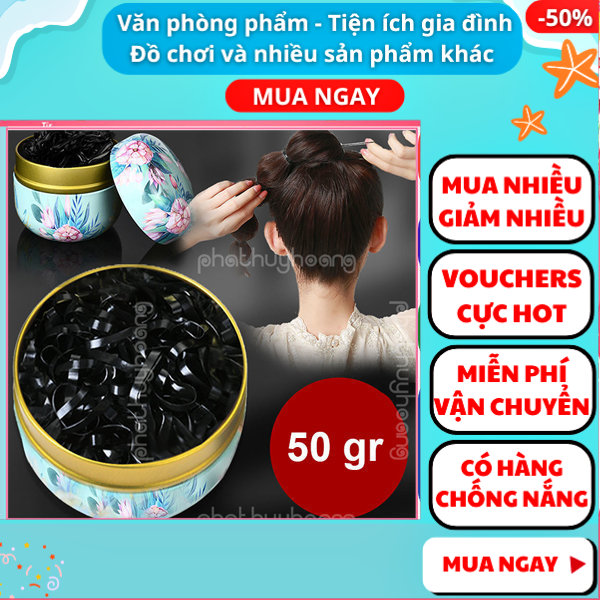 Túi 50gr thun cột tóc cho bé gái loại nhỏ, chun buộc tóc màu đen , chun buộc tóc cho bé gái, đồ buộc tóc nữ màu đen, chun cot toc cho be, , chun buoc toc nữ, thun buộc tóc đen, GiftLove