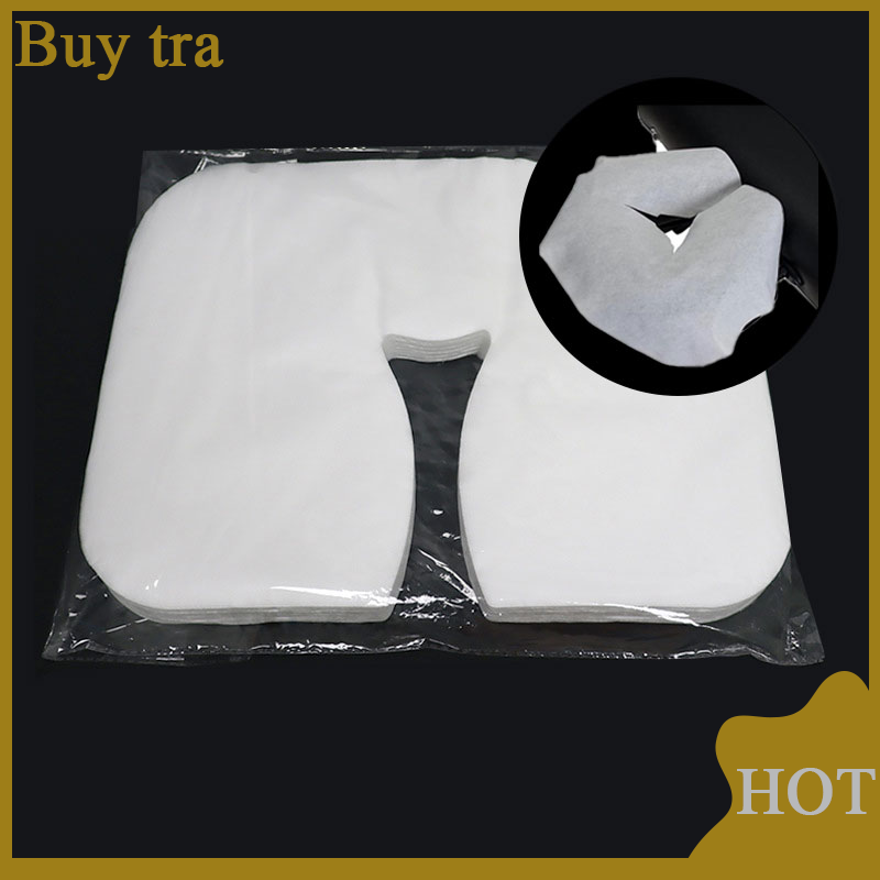 [Buytra] Disposable Non-Woven Headrest Pillow Paper Beauty Spa Salon Bed Table Cover ราคา 148 บาท*ส่งฟรี