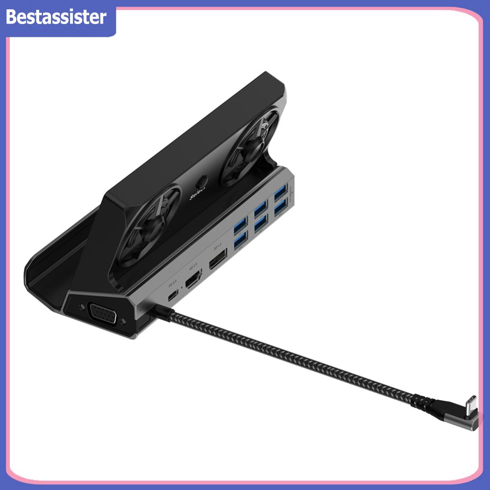 Hub Holder Dock HDMI-Compatible TV Base Stand 4K 60Hz Dock Console Hub Type C USB 3.0 2.0 PD 100W RJ45 for ROG Ally Game ราคา  1,385 บาท*ส่งฟรี