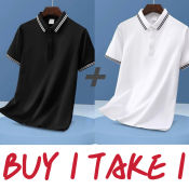 Men's  Polo Shirt Unisex Quality korea fashion t shirt