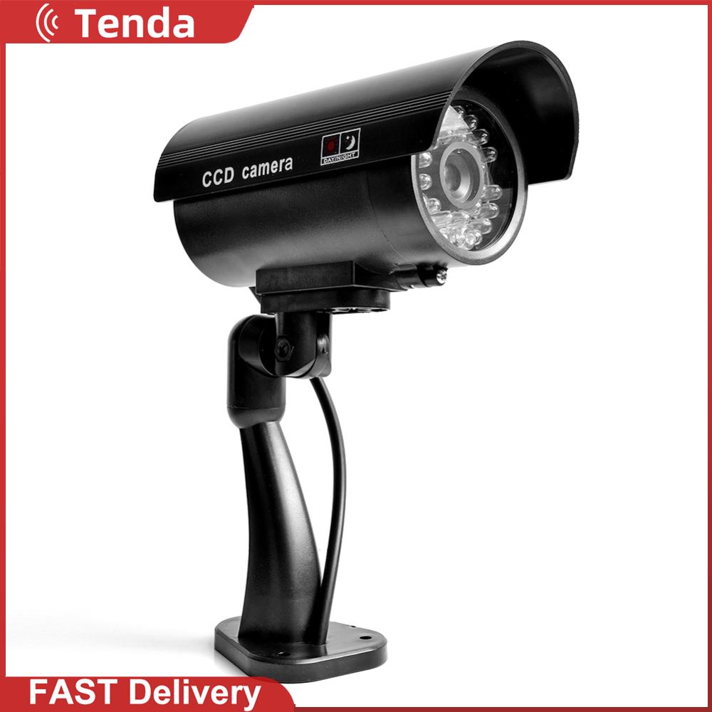 Đỏ nhấp nháy máy ảnh giả ngoài trời dẫn camera an ninh CCTV giả trong nhà
