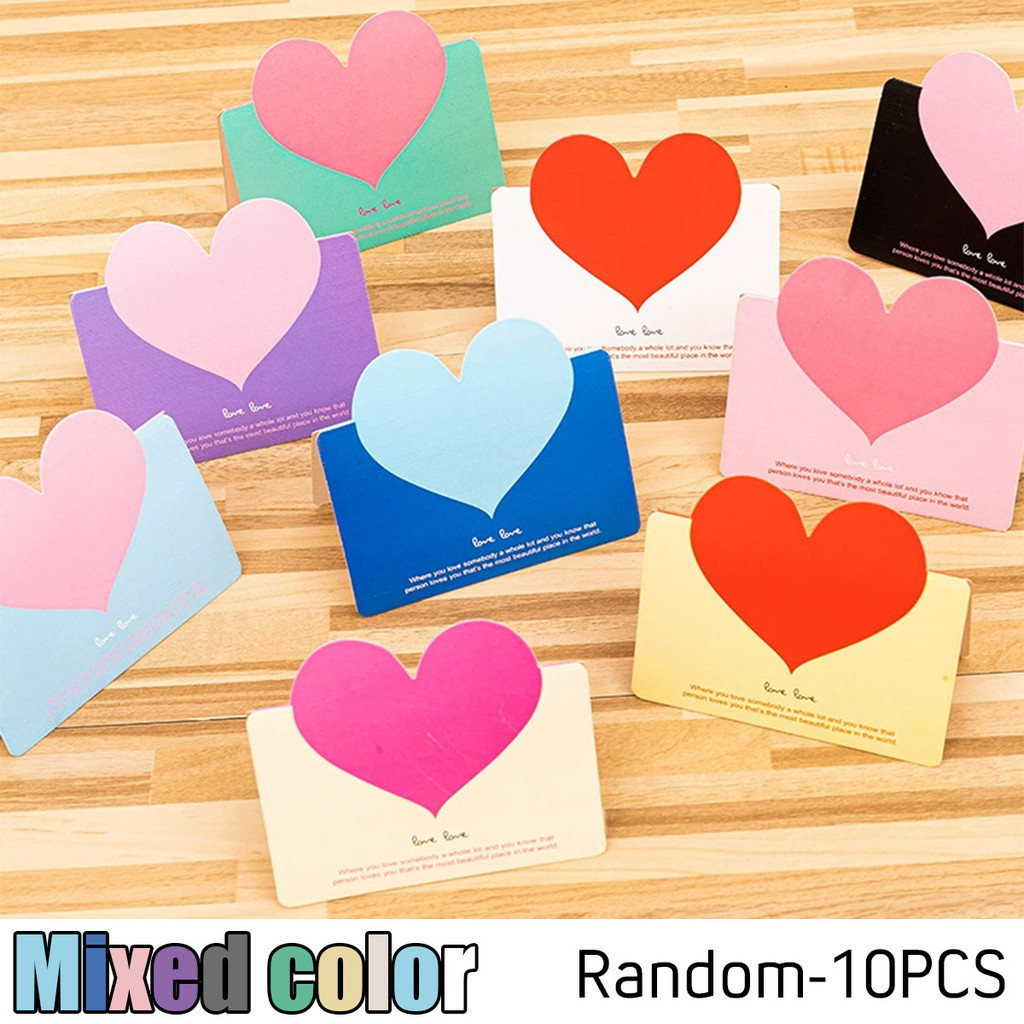10/30/50PCS Card Love Letter Wedding Birthday MotherS Day Events Festival Cards Gifts