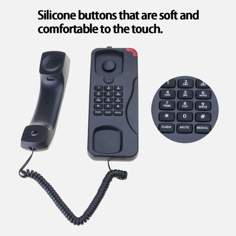 Corded Phones Landlines Home Phone Landlines Phones Wall Mountable Landlines Telephone for Office Hotel Home Bathroom ราคา 831 บาท*ส่งฟรี