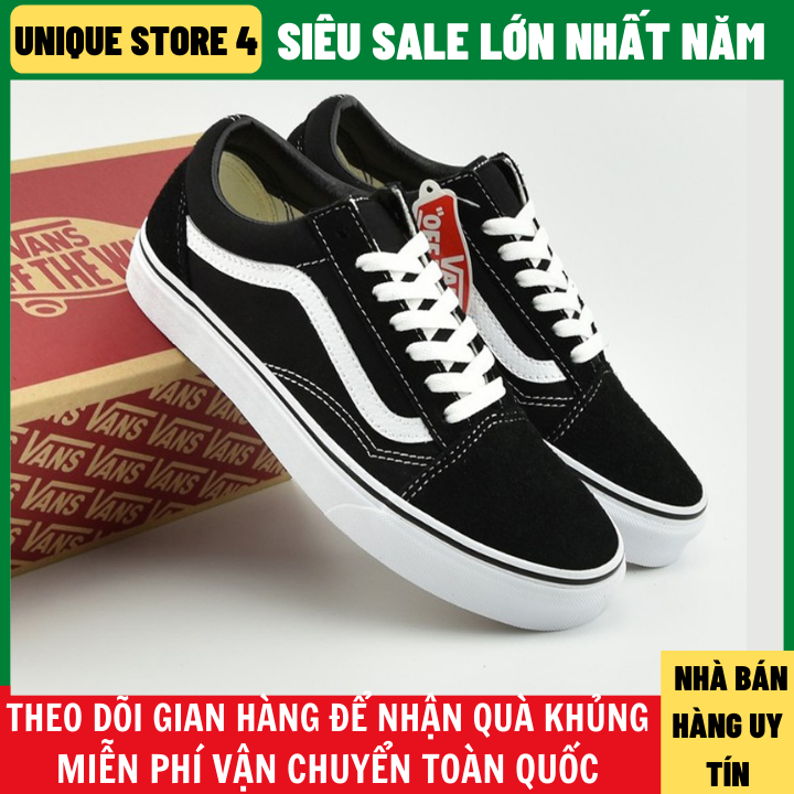 Giày Sneaker Nam Nữ Vans_Old Skool Bản Mới Cực Đẹp Hàng VNXK