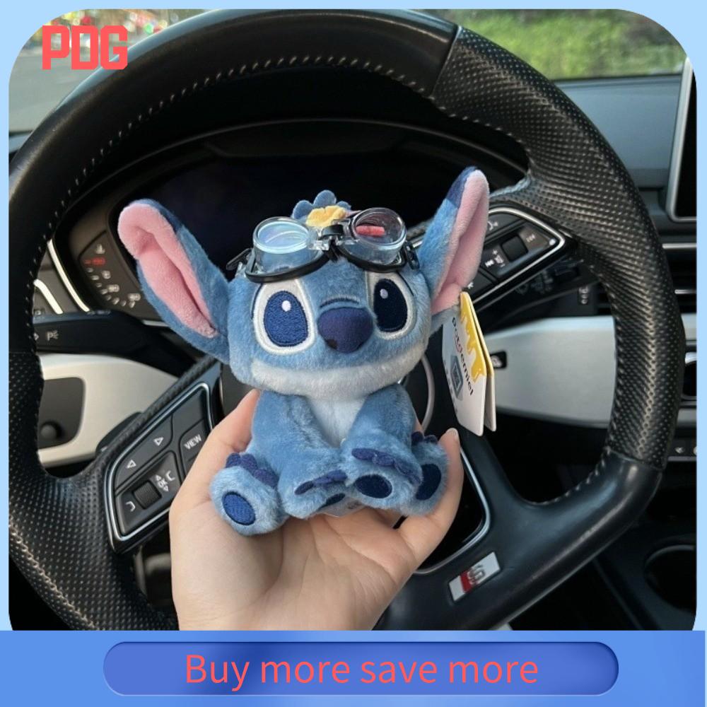 PDG Đồ nhồi bông  dây chuyền chuyển số xe Stitch Búp bê nhồi bông Đồ trang trí treo Búp bê trang trí gạt nước ô tô Dễ thương Phim hoạt hình Trang trí công tắc xi nhan ô tô Phụ kiện nội thất ô tô