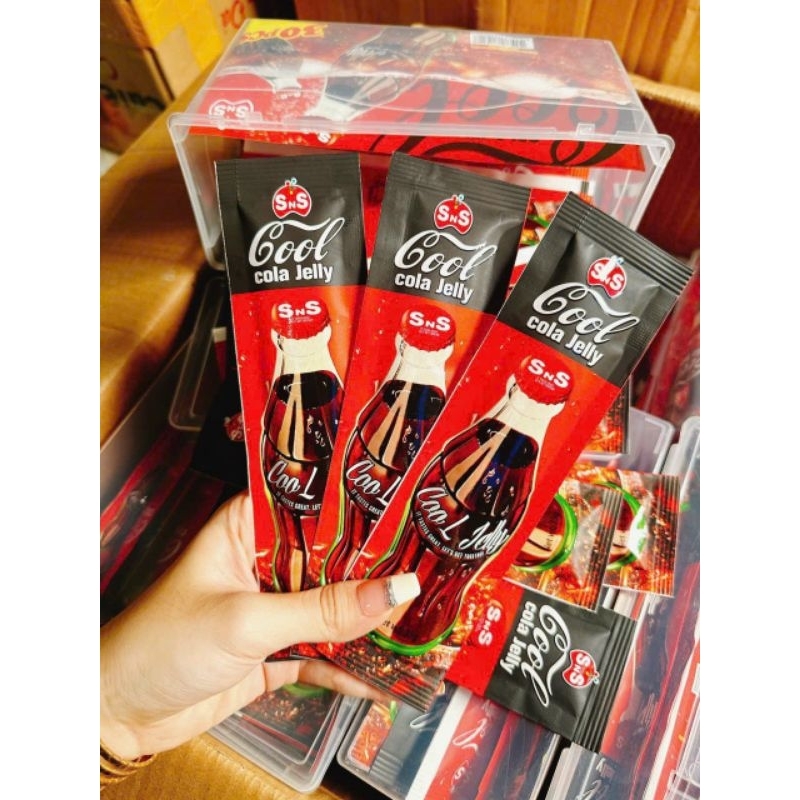 Thạch coca sns