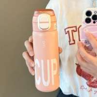 500ML Tumbler Insulated Straw Steel Coffee Mug With Water Bottle Hot Cold Coca Cola