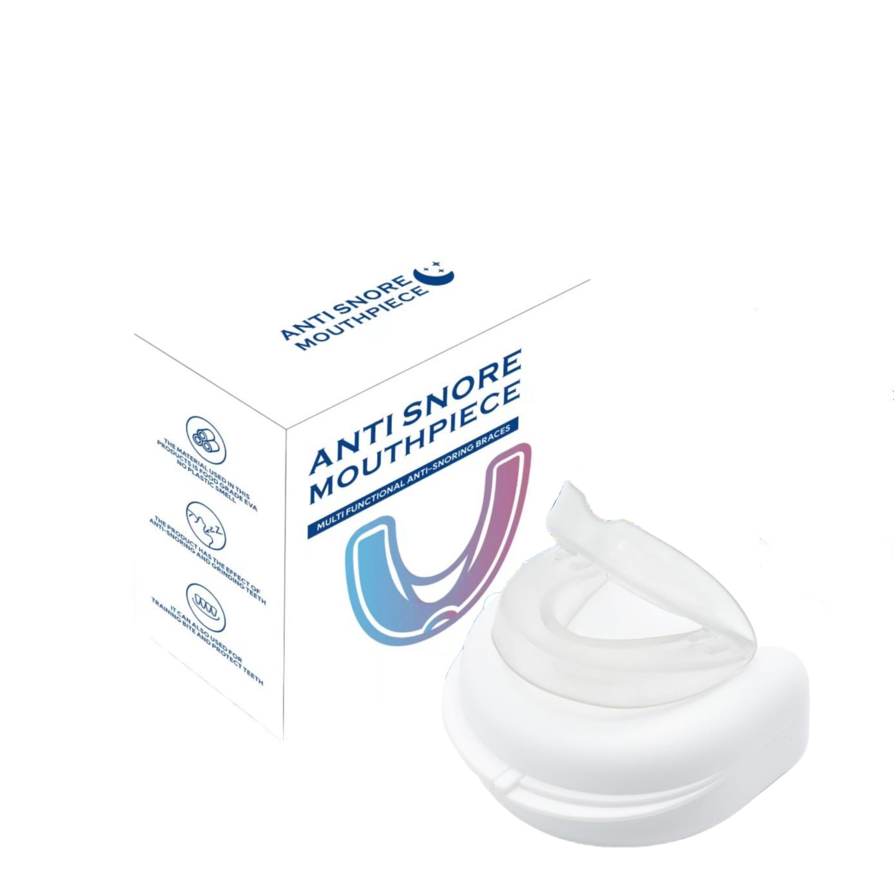 For Men Women Anti-Snoring Mouth Guard Reducing Snoring Solution Comfortable and Adjustable ราคา 159 บาท*ส่งฟรี