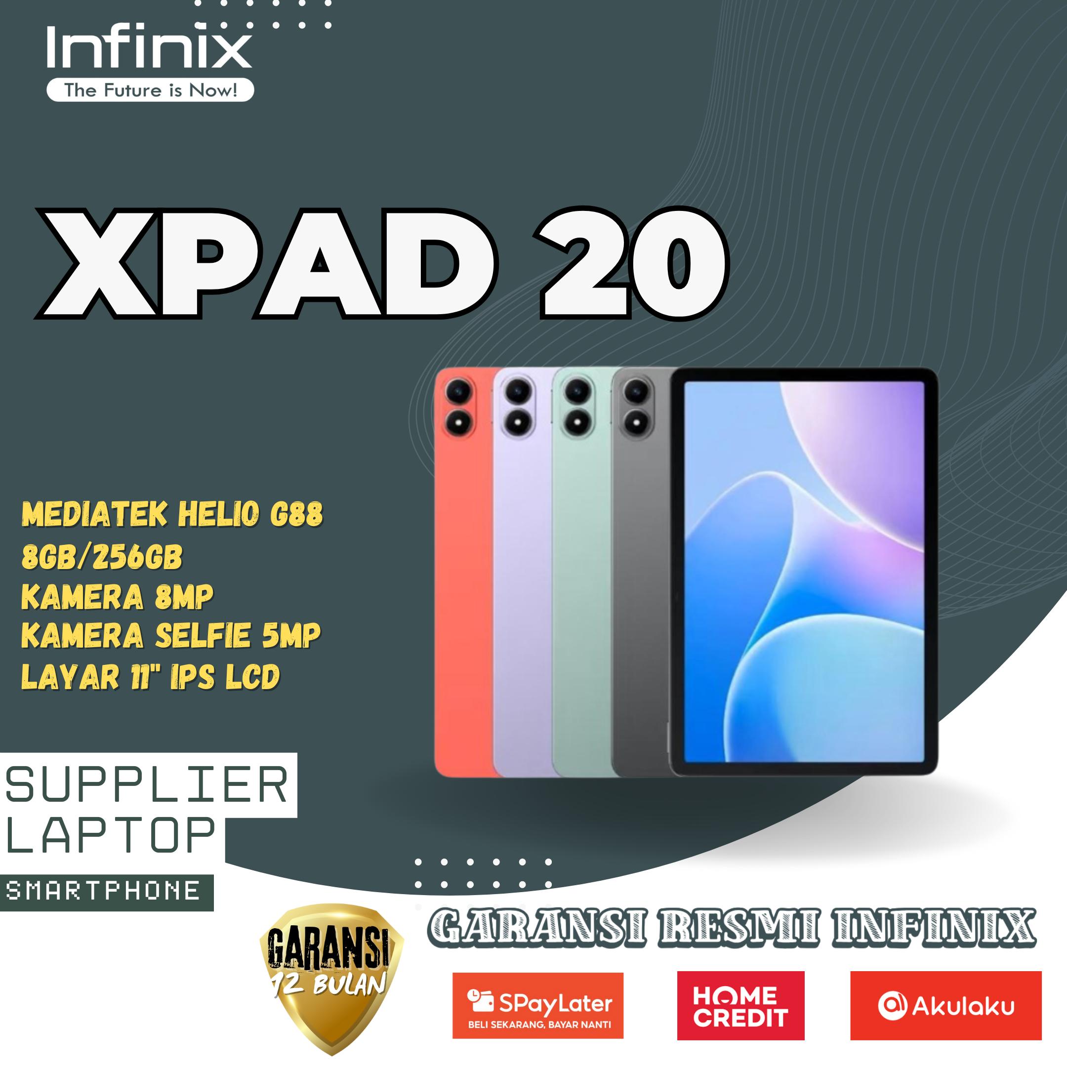 TABLET INFINIX XPAD 20 8GB/256GB Harga  2,440,000 Ringgit*Penghantaran Percuma