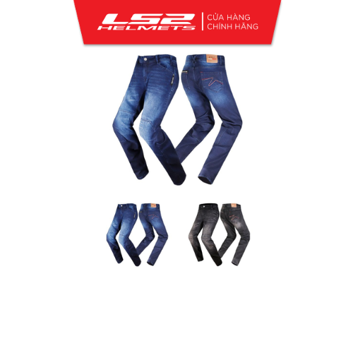 Quần jean thời trang bảo hộ lái moto, xe máy ls2 dakota man