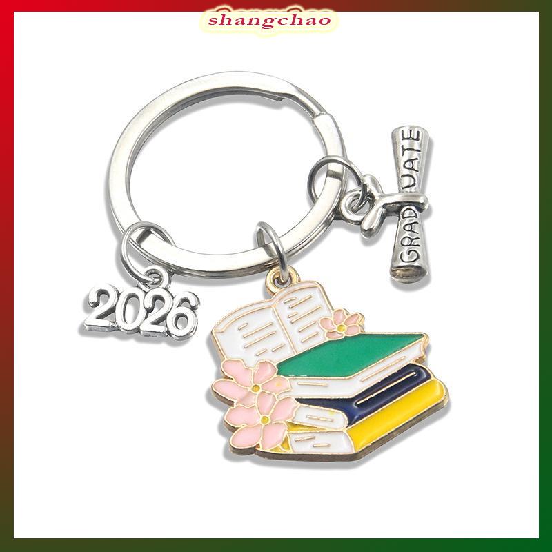 shangchao Kim loại tốt nghiệp cap Gown Keychain 2026 sinh viên lễ món quà lưu niệm độc đáo cho bạn bè bên bạn cùng lớp - 9