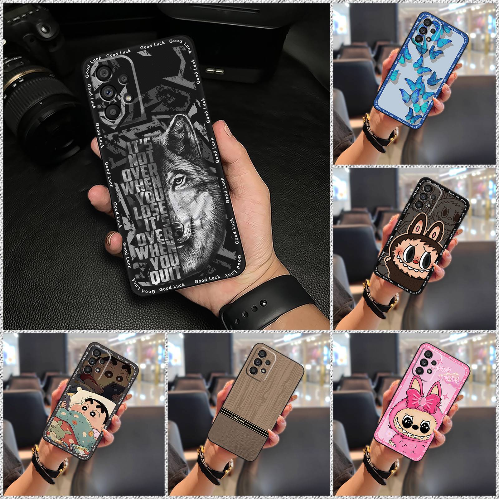 TPU Waterproof Phone Case For Samsung Galaxy A73 5G/SM-A736B Fashion Design Silicone Soft case Cartoon Dirt-resistant