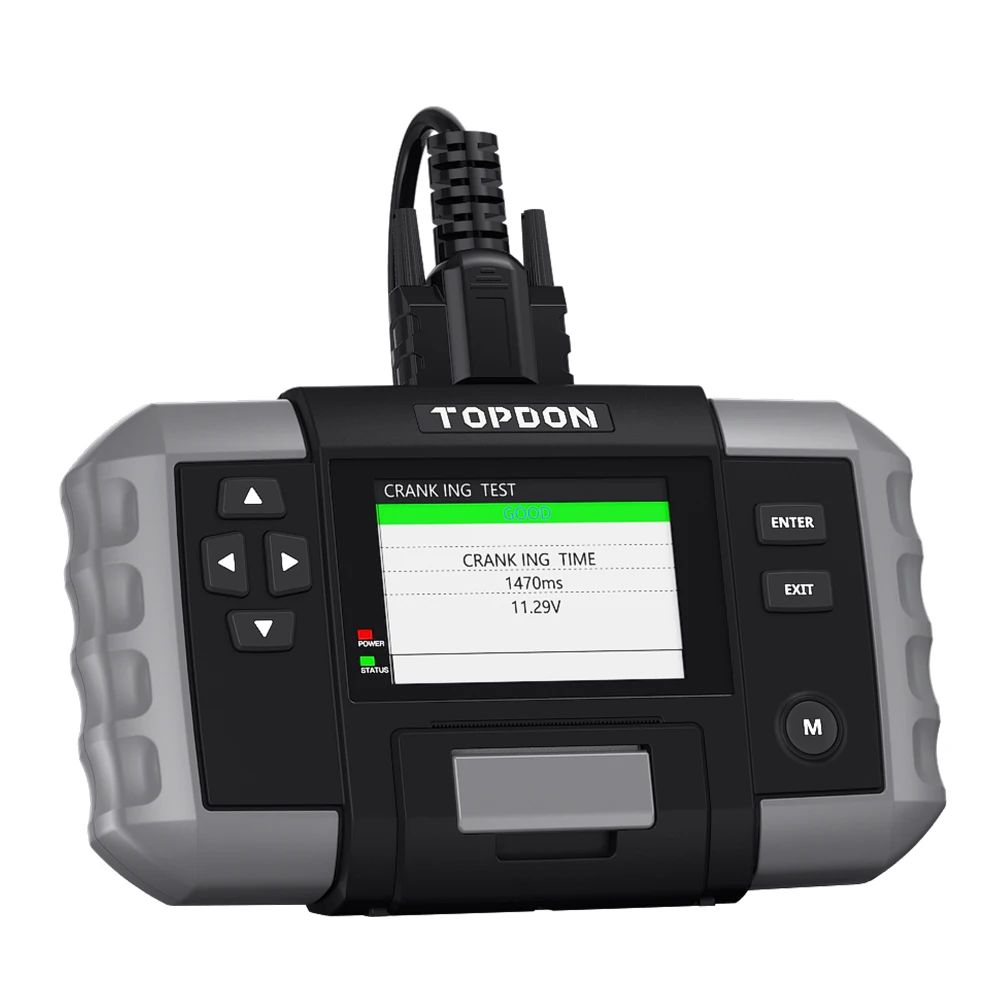 TOPDON BT600 Battery Tester For 12V Vehicles Automotive Car Battery ...