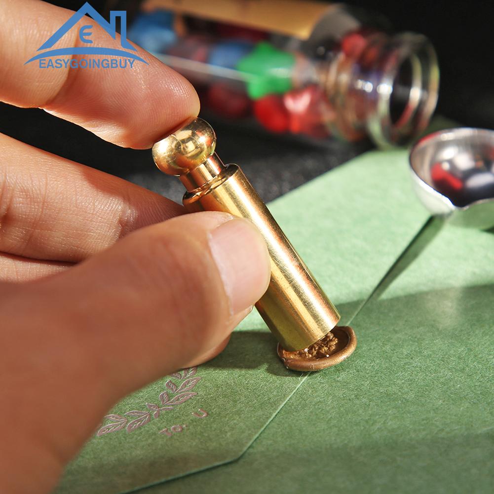 Vintage DIY Cylindrical Seal Stamp Sealing Wax Stamp for Scrapbooking Diary