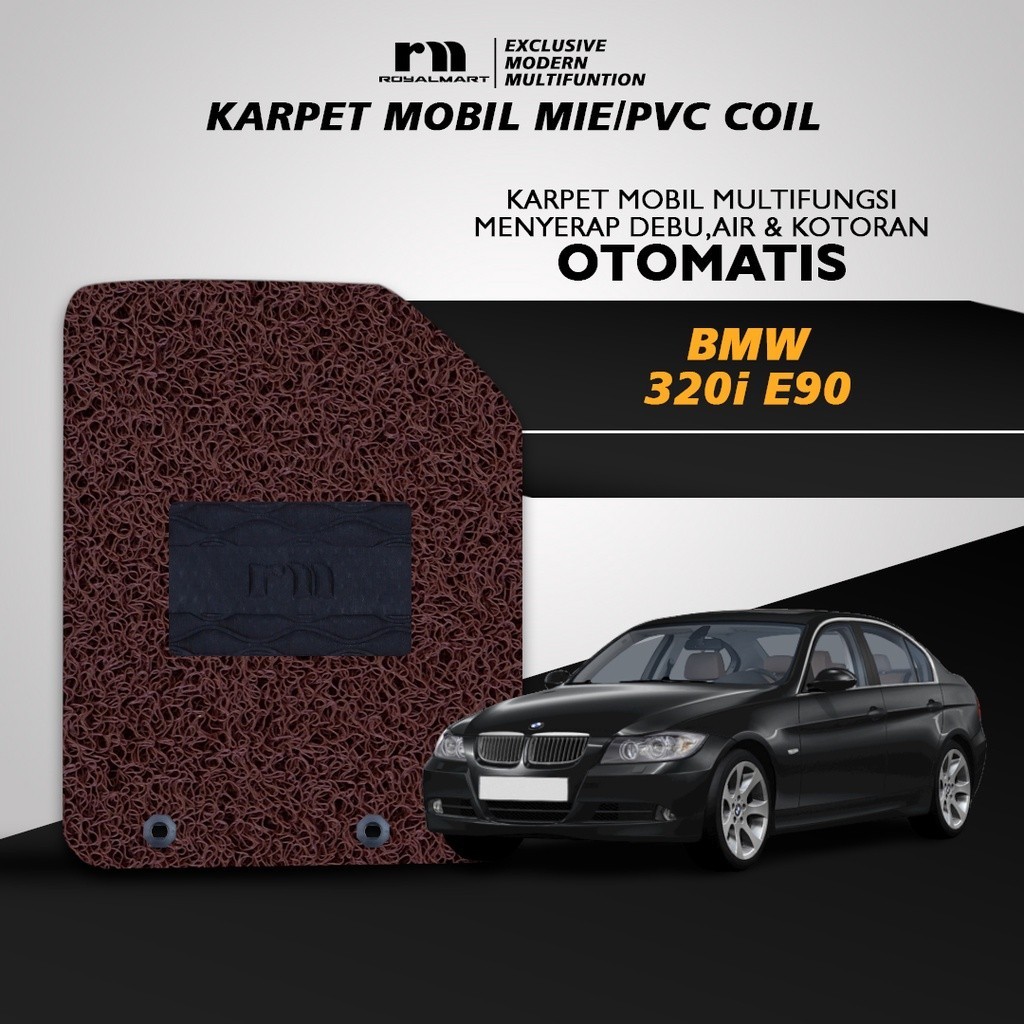 Royal Mart - Karpet Mobil BMW E90 FULL BAGASI 1 WARNA/Carpet Mie Bihun Premium Keset PVC Anti Slip Aksesoris Interior Mobil Harga  789,750 Ringgit*Penghantaran Percuma
