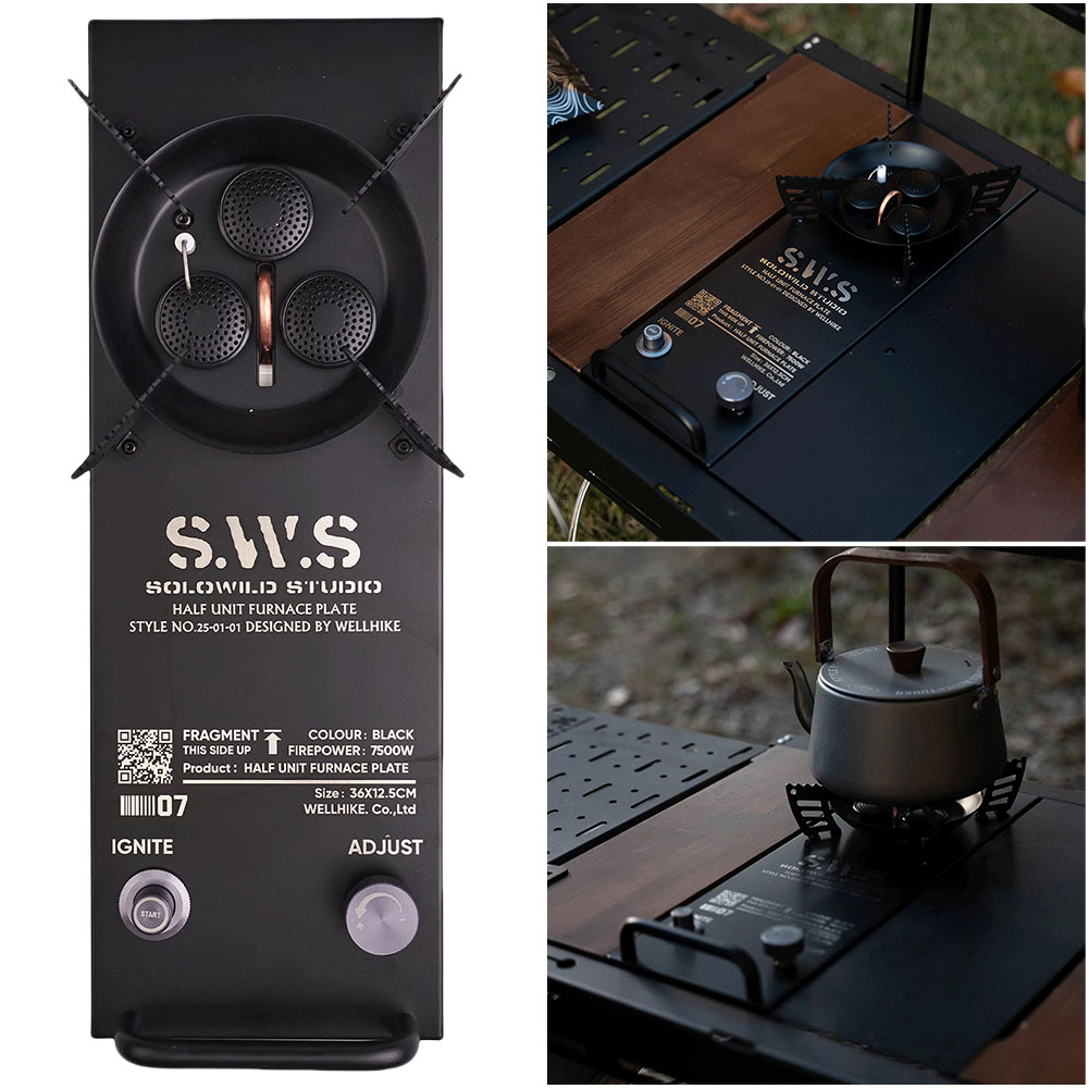 Vodool 7500W เตาย่างบาร์บีคิวเตาตั้งโต๊ะอลูมิเนียมอัลลอยด์พับ IGT แก๊ส Burner แบบพกพาเตาแคมป์สำหรับกลางแจ้ง Camping ทำอาหาร ราคา 2,310 บาท*ส่งฟรี