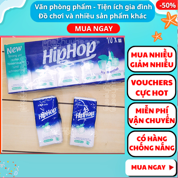 Khăn giấy 10 bịch nhỏ mini , khăn giấy mini loại khô dễ dàng mang theo ra ngoài ,Combo 10 bịch khăn 