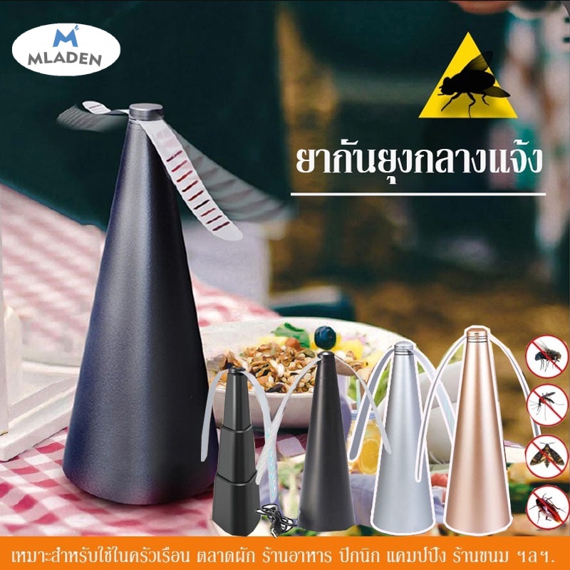 MlaDen เครื่องไล่แมลงวัน ใช้ถ่าน/USB ใช้ได้ทั้งในร่มและกลางแจ้ง พัดลมไล่ยุงแมลงวันไล่ยุงกลางแจ้ง ราคา 96 บาท*ส่งฟรี