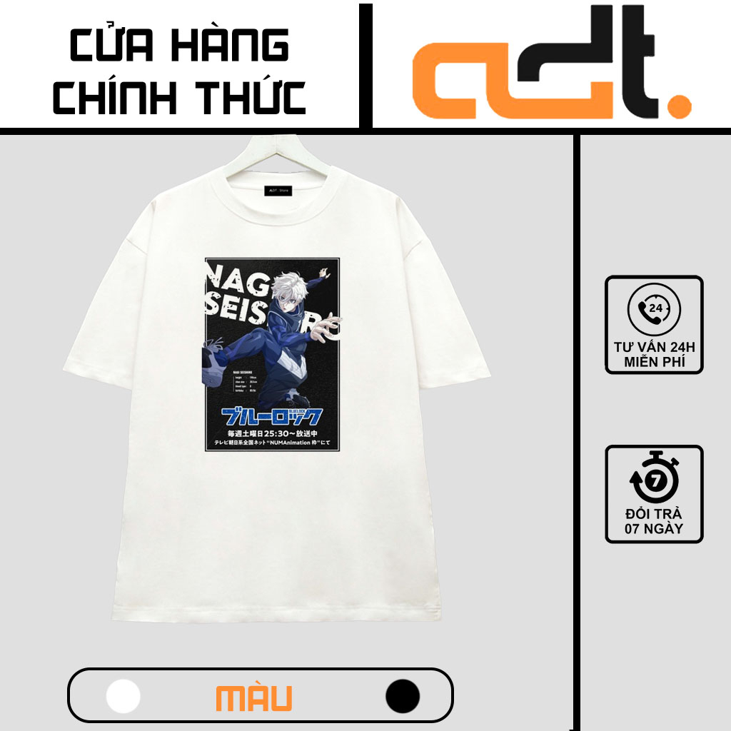Áo thun Blue Lock - Seishiro Nagi Air Time Anime Tshirt - chất thun thoáng mát
