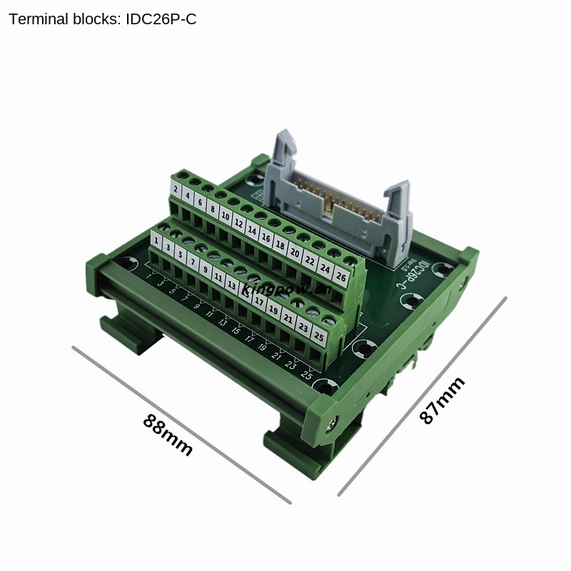 Đầu Nối Trung Gian KingPow IDC26P-C | 26 Chân IDC Chuyển Đầu Nối, 1A, PA66 - IDC26P-C